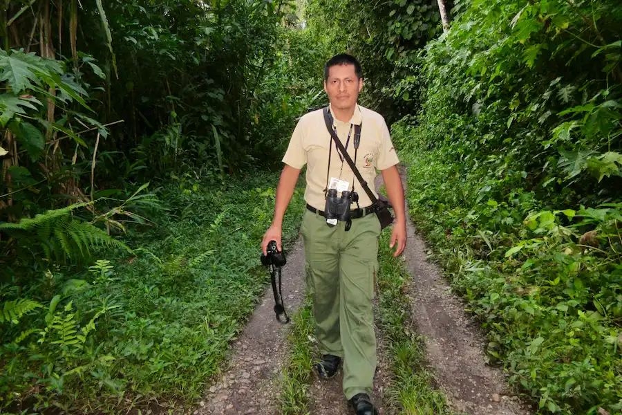 César Rosas expresó su orgullo por el trabajo que realiza junto a los demás guardaparques del país.