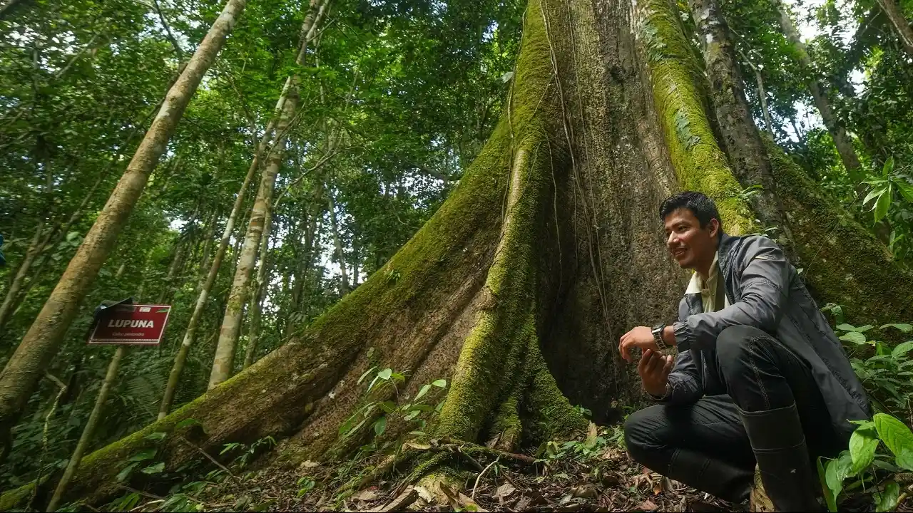 Guardaparque en la Reserva Nacional Allpahuayo-Mishana, en Loreto.