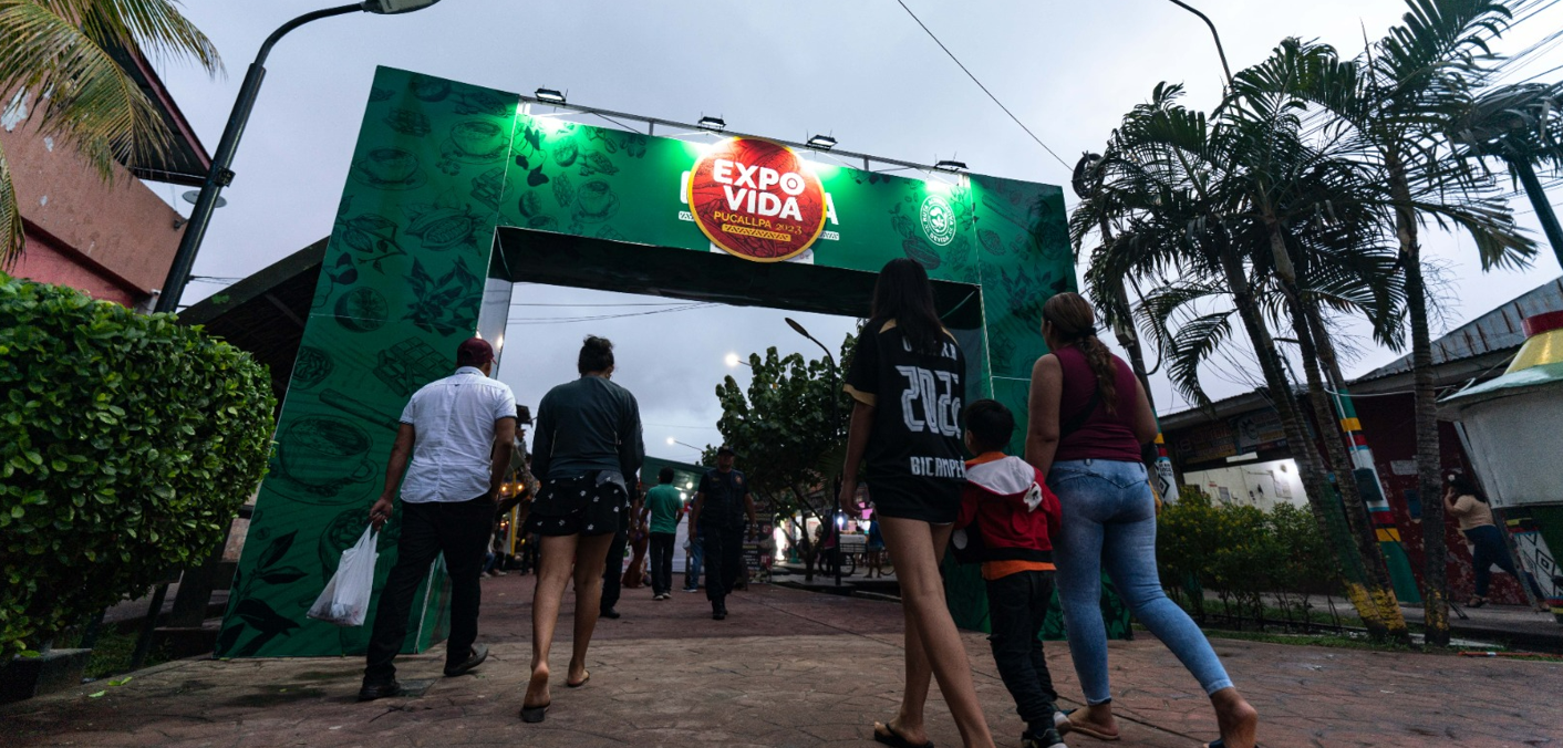 En la Expovida Pucallpa 2023 se ofertan productos de la región Ucayali