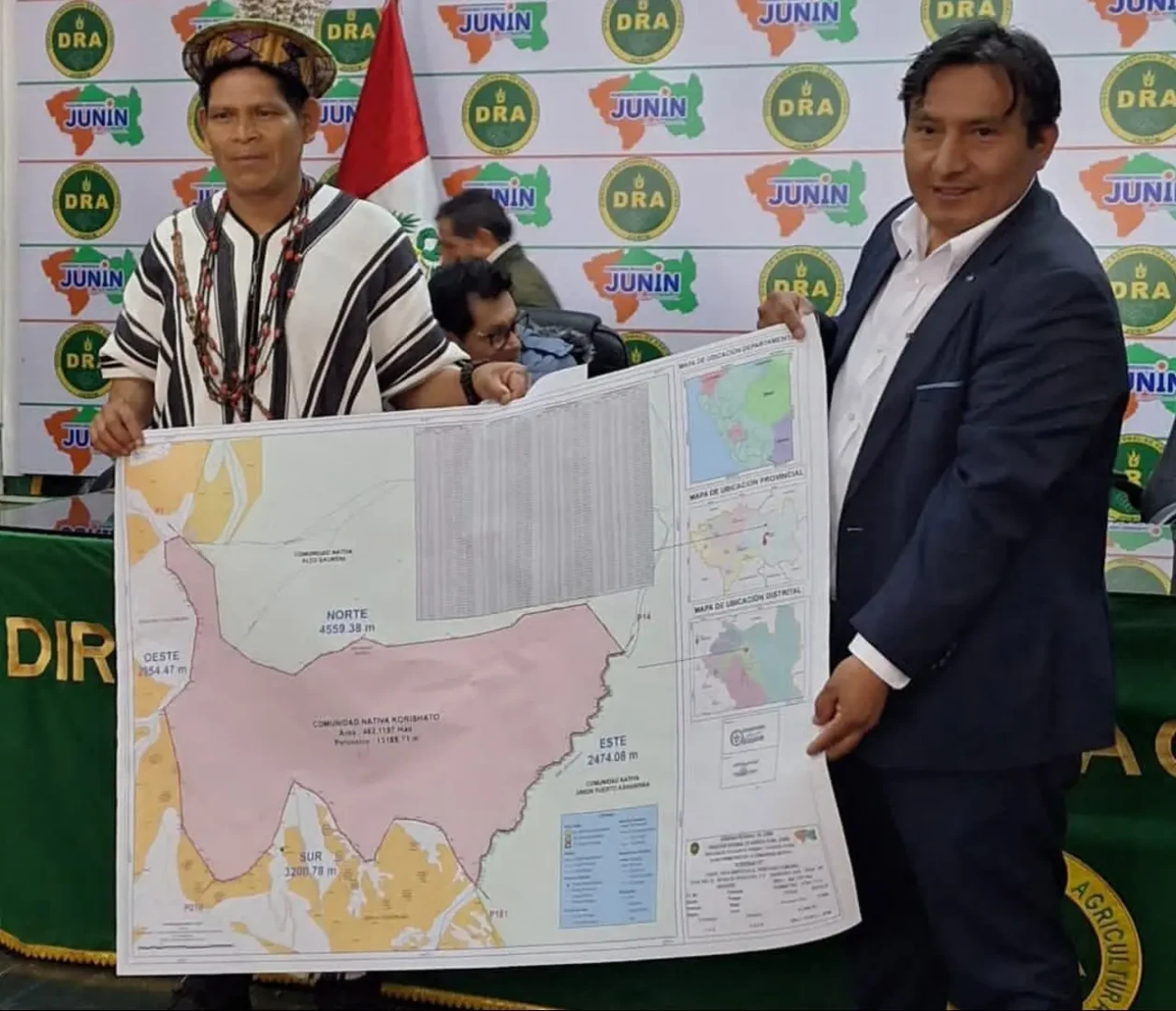 Selva Central: Comunidades nativas avanzan en titulación de territorios