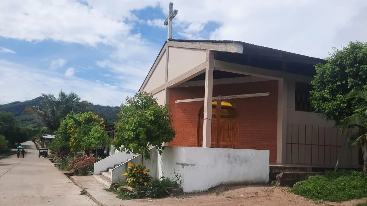 Iglesia en la Plaza Mayor de Shapaja (foto: Difusión).