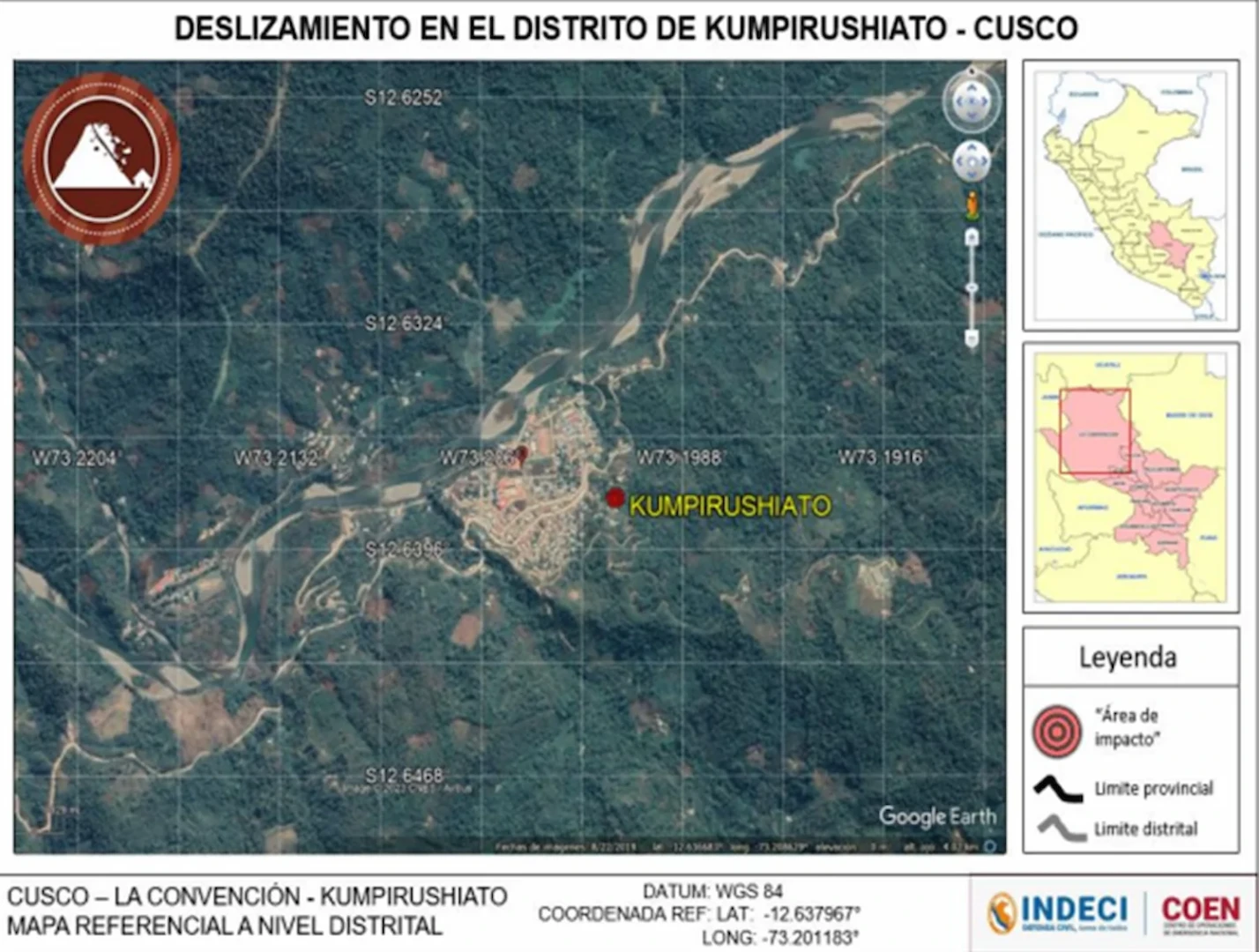 Deslizamientos afectan vías y cultivos en Huánuco y Cusco