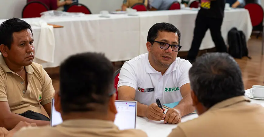 Los talleres de normatividad forestal estuvieron a cargo del BPS, ente adscrito al Serfor. (Foto: Serfor).