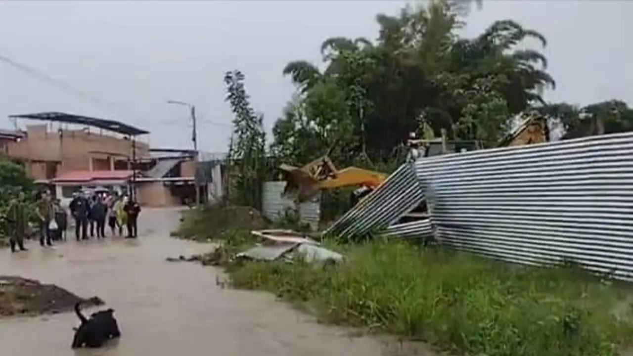 Impacto de fuertes lluvias en Moyobamba (foto: Colectivo Moyobamba 500 años).