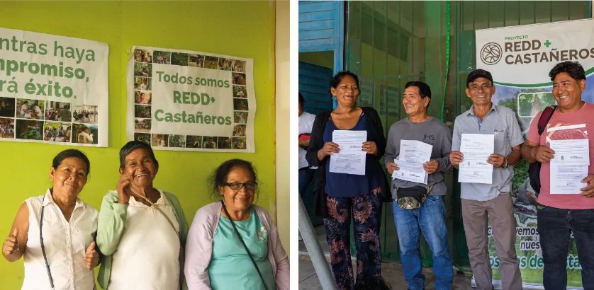 Destacan logros obtenidos por el proyecto REDD+ Castañeros en Madre de Dios