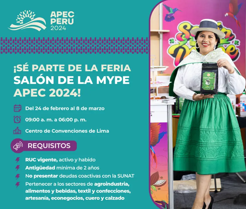 Mypes del país a podrán participar en feria comercial internacional