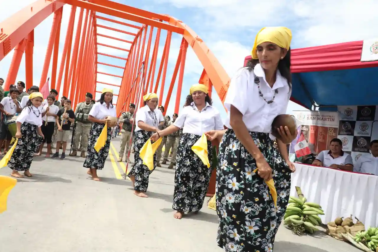 San Martín: Inauguran el puente “Jorge Chávez” en Uchiza