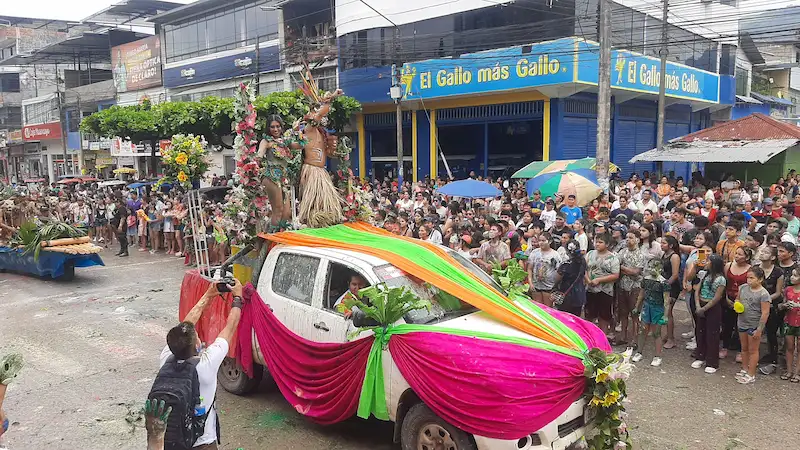 El carnaval llenó de color a la ciudad de la Bella Durmiente. (Foto: Inforegión).