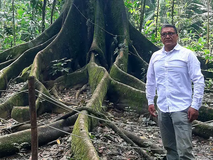 Edilberto Chuquilín Bustamante, jefe del Jardín Botánico ubicado en la ciudad de Tingo María. (Foto: Inforegión).