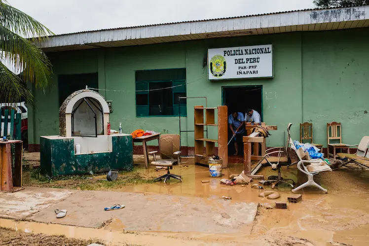 Debido a las inundaciones, varios inmuebles quedaron damnificados. (Foto: Inforegión).