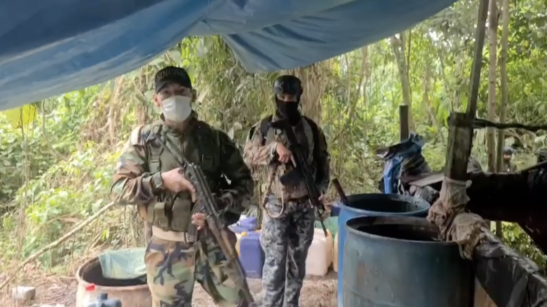 Incautan más de 900 kilos de droga líquida en el Vraem