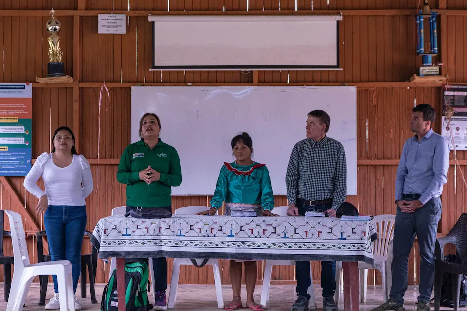 Mariela Guimaraes es la Apu de la comunidad nativa Flor de Ucayali, ubicada en la provincia de Coronel Portillo.