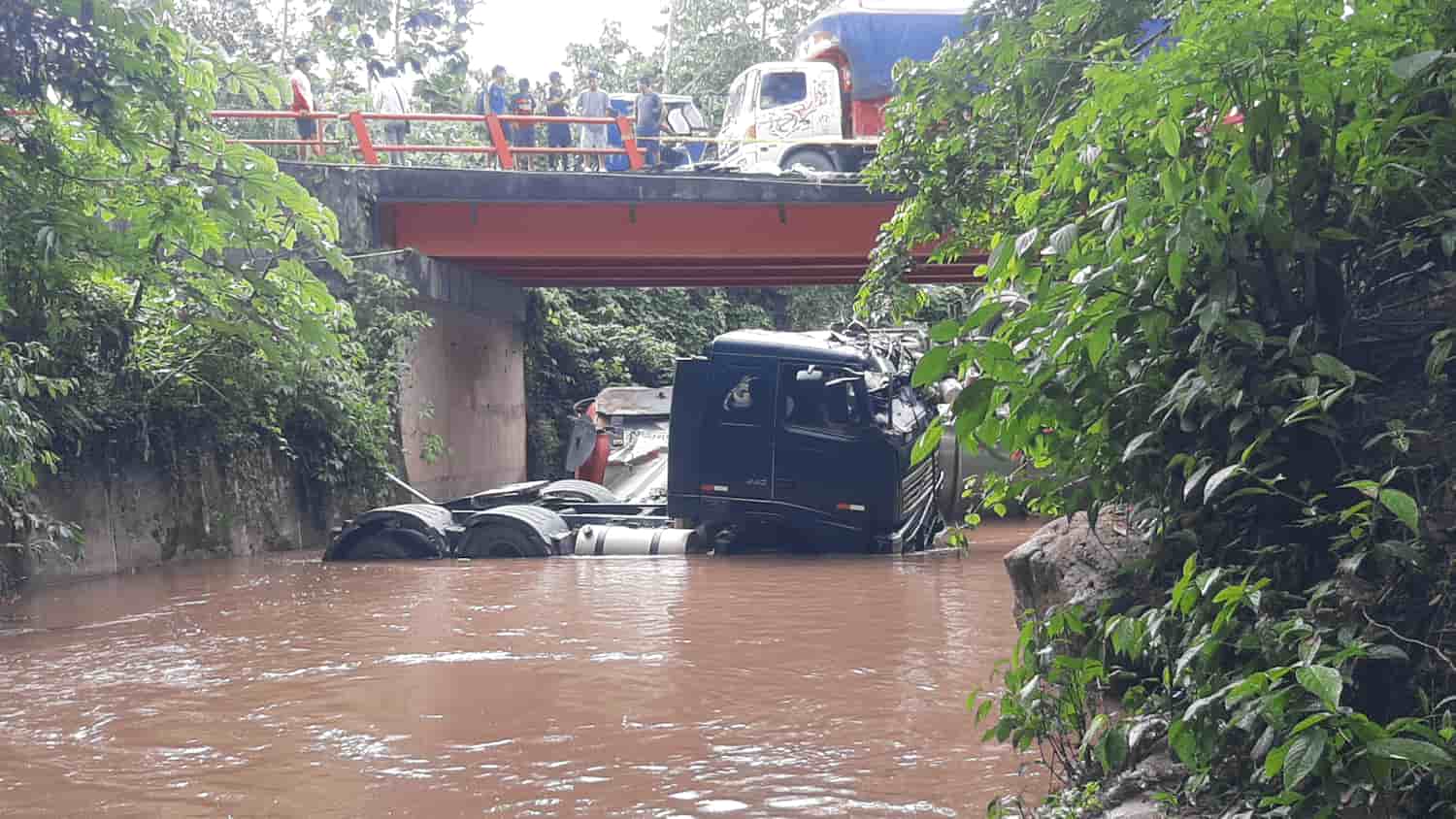 Huánuco: Temen impacto por derrame de crudo de aceite de palma en el río Angashyacu