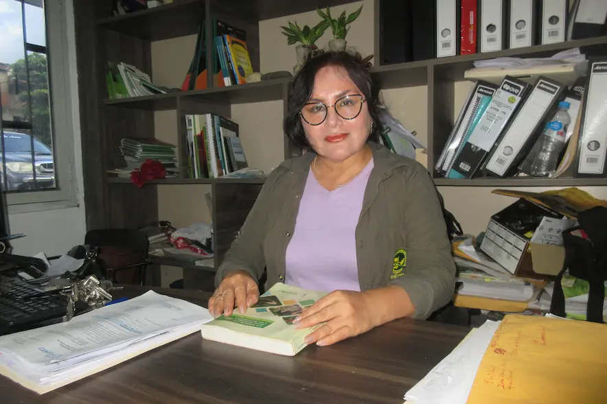 Luz Basilio Ingunza, representante del Servicio Nacional Forestal y de Fauna Silvestre (Serfor) en la zona. (Foto: Inforegión).
