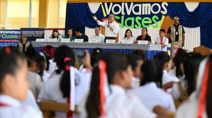 Ucayali: Ministro del Ambiente corrobora prácticas ambientales en visita a instituciones educativas