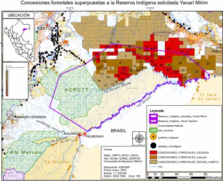 Exigen celeridad al Ministerio de Cultura para crear dos reservas indígenas en Loreto