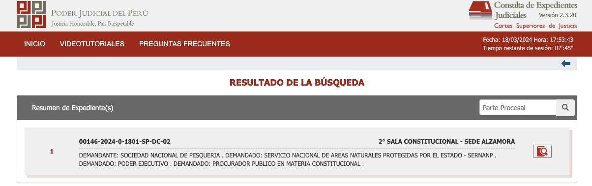 Gremio pesquero insiste operar en la Reserva Nacional de Paracas
