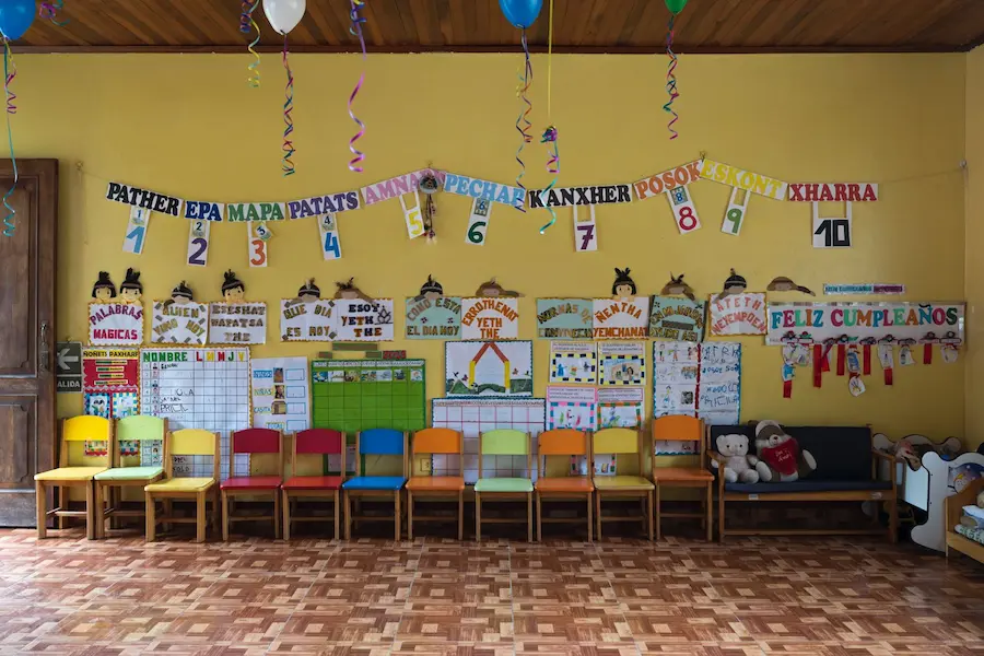 Los escolares aprenderán la historia de la comunidad y los principios de la etnia. (Foto: Joaquín Boluarte/Inforegión).