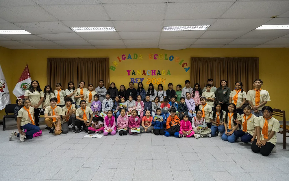 El 22 de marzo, la Brigada Ecológica Yanachaga recibió a sus nuevos participantes. (Foto: Joaquín Boluarte/Inforegión).