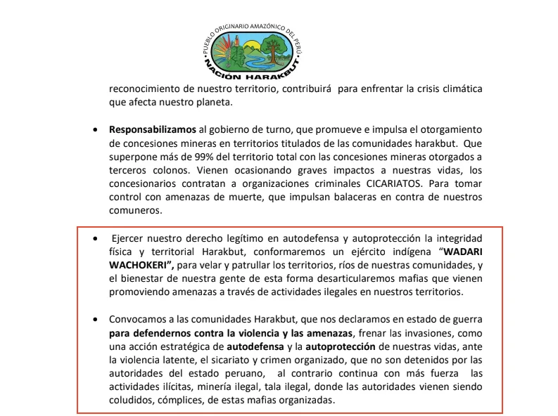 II-Forman-ejercito-Harakbut-ante-invasion-ilegal-de-tierras.webp