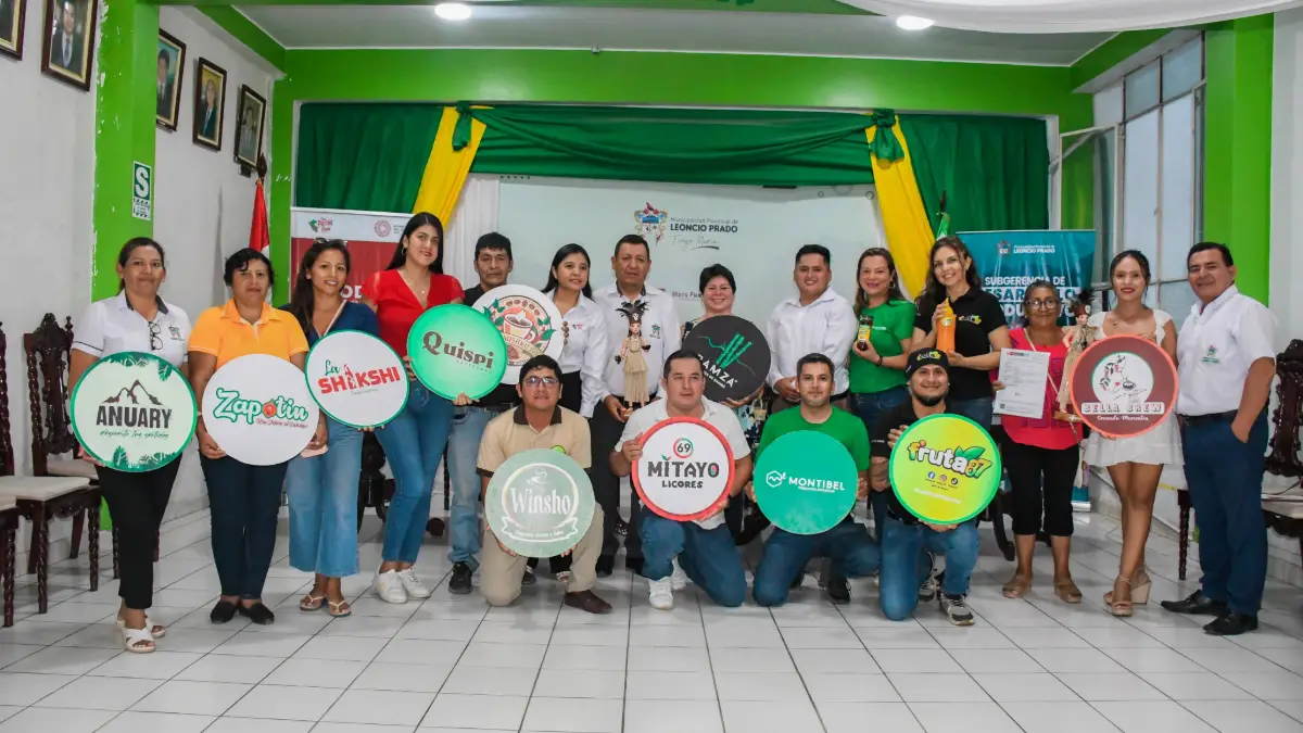 Registro de marcas impulsa la competitividad de 11 micro y pequeñas empresas en Tingo María