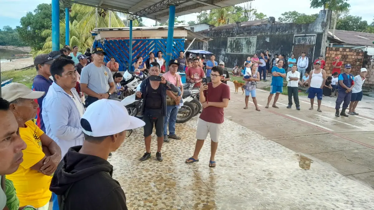 Protesta en río Nanay 33 comunidades exigen acción contra la minería ilegal