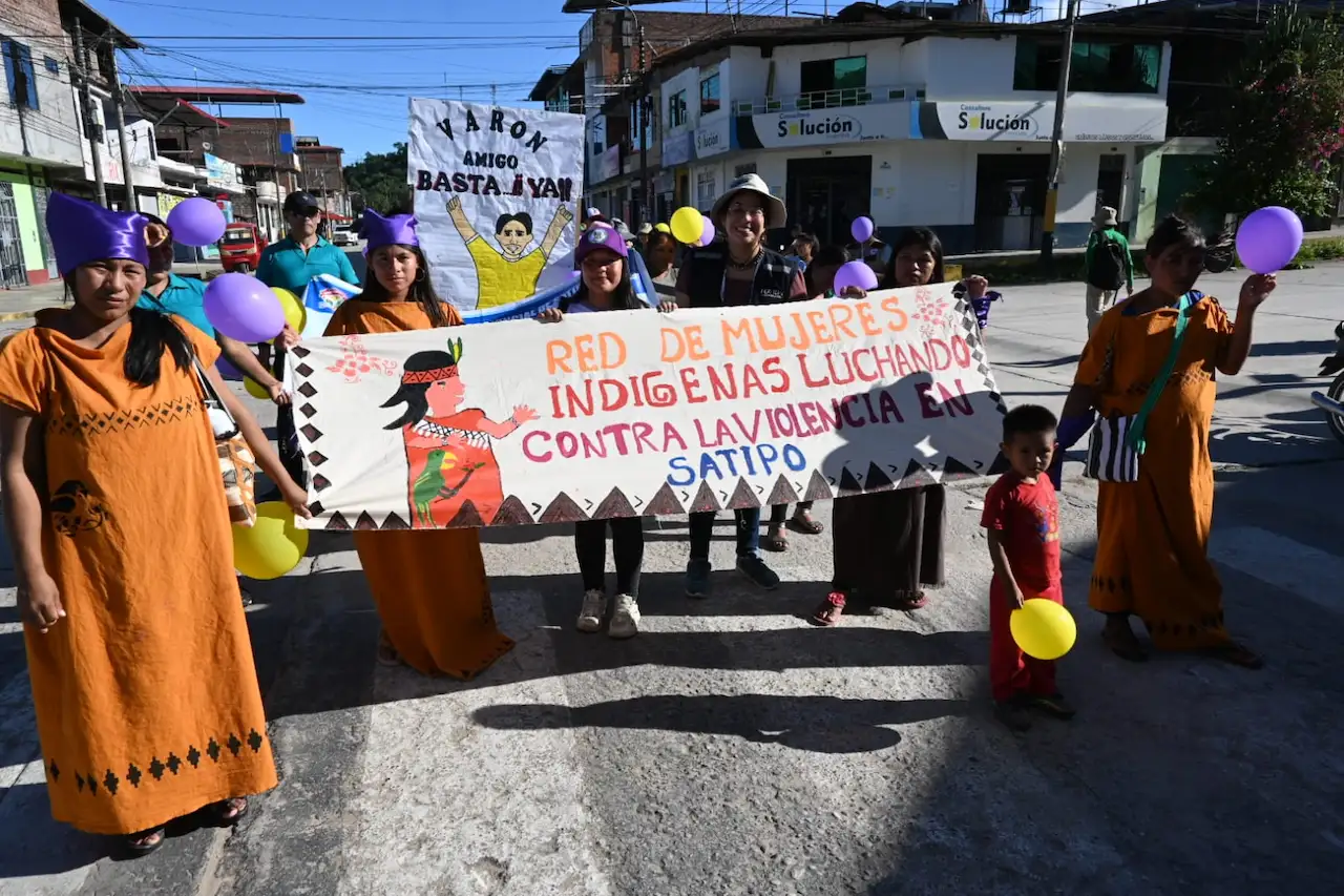 Mazamari alza la voz contra la violencia hacia la mujer