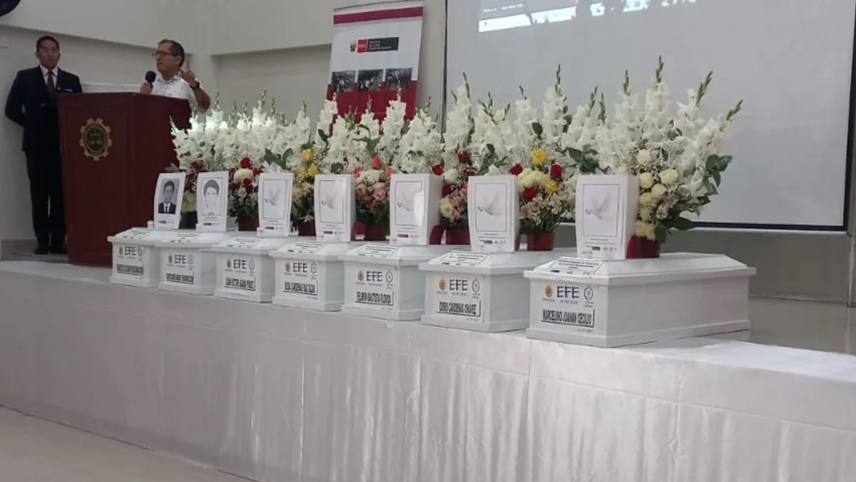 Restos de siete víctimas de la violencia política son restituidos a familias