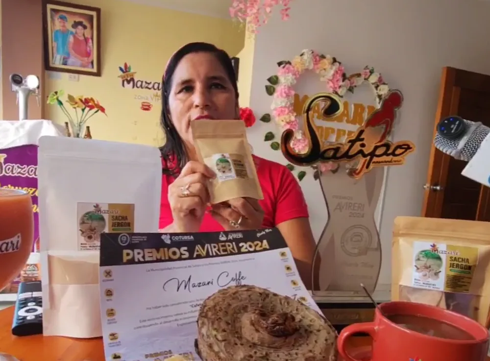 Mazari Coffee apuesta por el sacha jergón, un superalimento natural