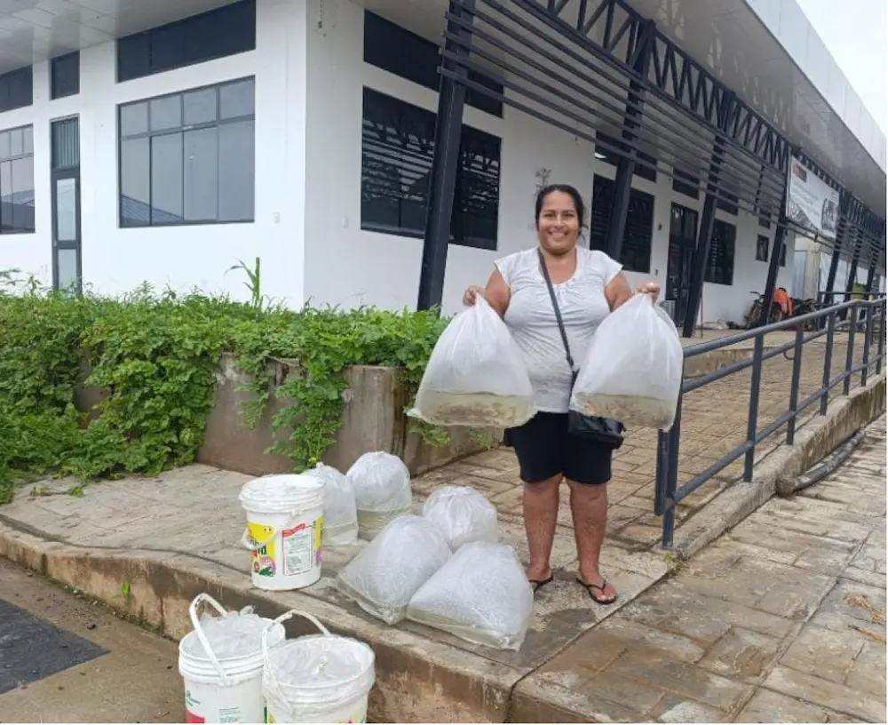 Entregan más de 31 000 alevinos a familias en Leoncio Prado