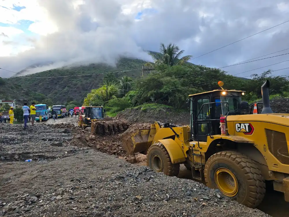 Activan plan de emergencia vial ante intensas lluvias en el norte