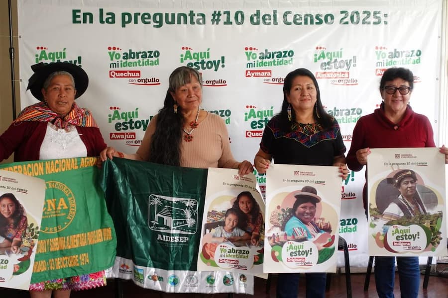 Pueblos indígenas lanzan campaña para autoidentificarse en el Censo 2025_2