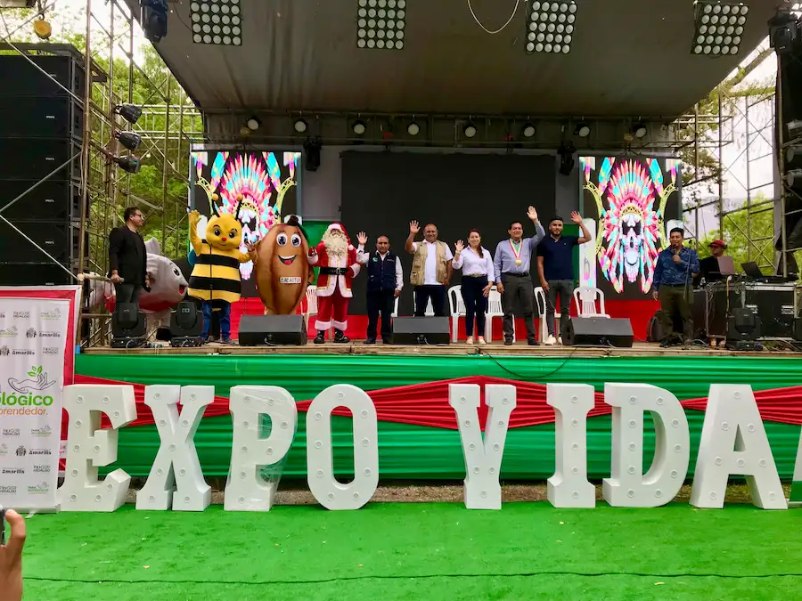60 emprendedores de la selva y sierra de Huánuco participan en esta primera edición de la Expovida 2023.
