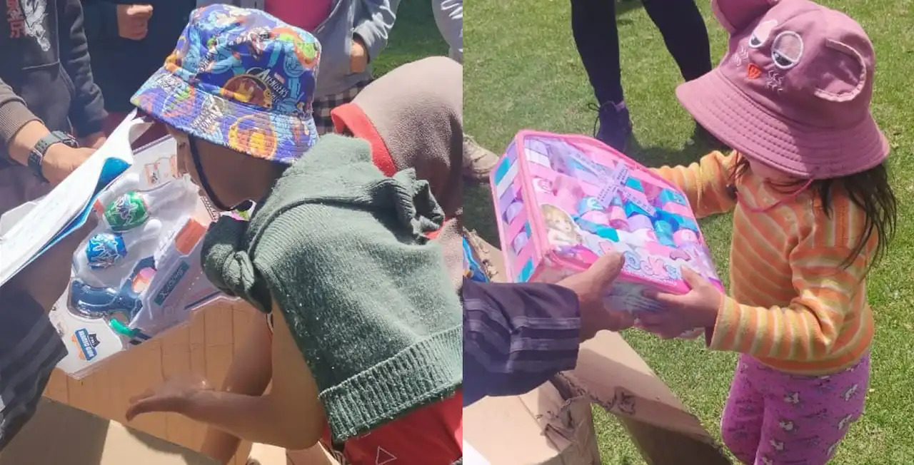 Obsequiamos una alegre navidad a niños y niñas de Llata