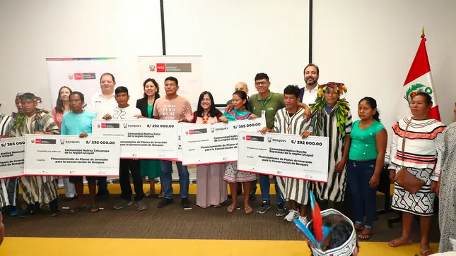 Otorgan más de S/6 millones a comunidades nativas para conservar bosques