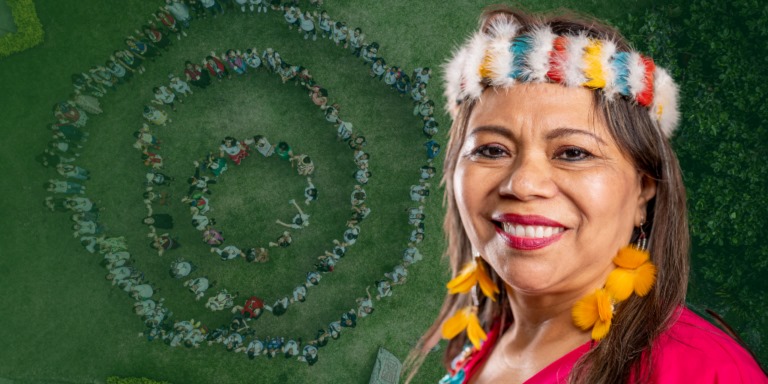 Fanny Kuiri, presidenta de COICA.