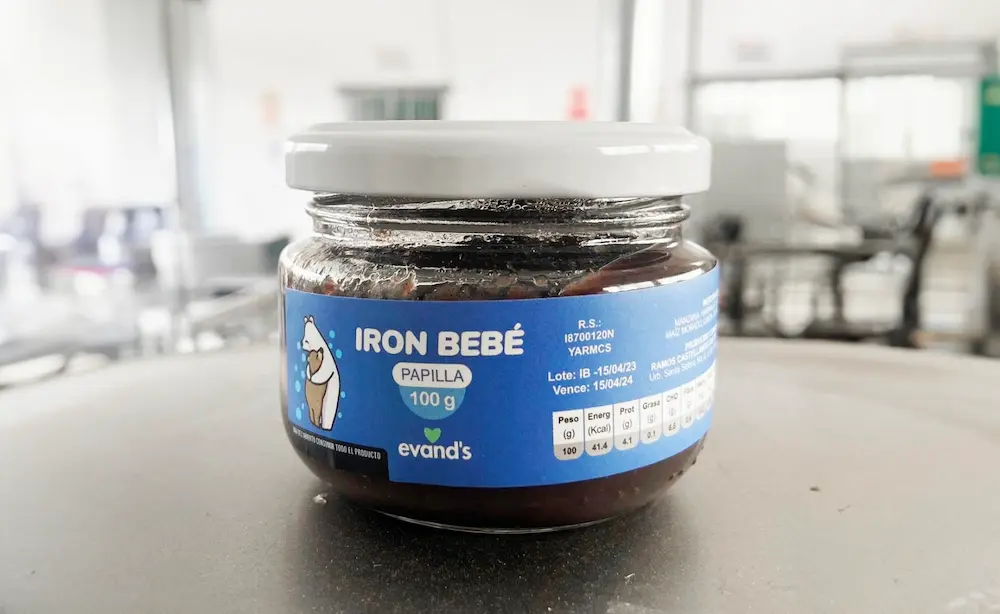 La compota usa hierro hemínico que se obtiene mediante la deshidratación y pulverización de la sangre animal. (Foto: CITE)