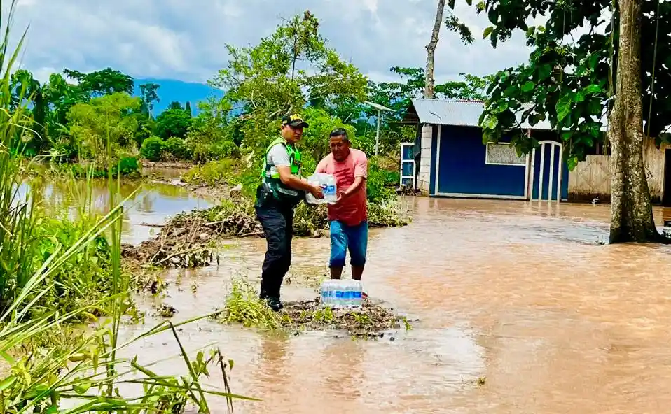 Huánuco: Familias afectadas por lluvias en Leoncio Prado reciben ayuda humanitaria