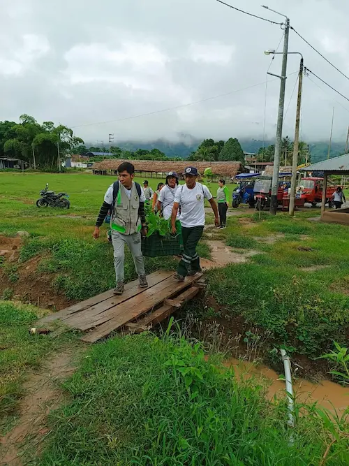 Estas actividades cuentan con la participación de ls pobladores y escolares. (Foto: Gerencia de ambiente de la municipalidad de Pangoa).