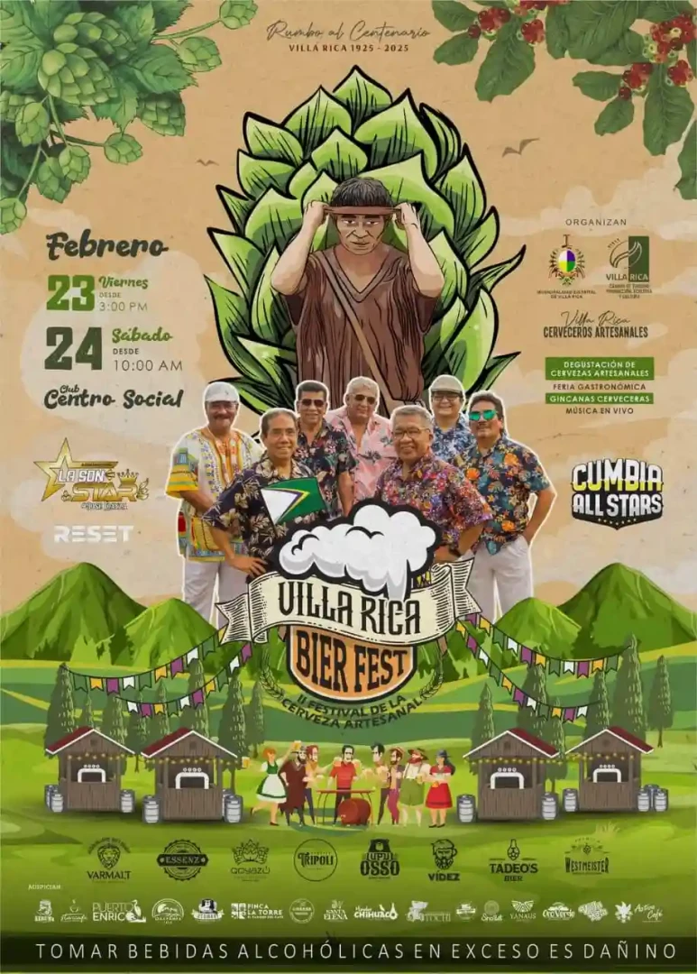 Pasco: Alistan segunda edición del Villa Rica Bier Fest