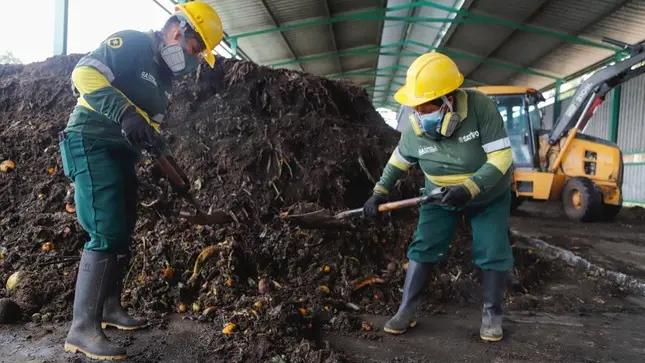 Los residuos fueron trabajados para la elaboración de abono orgánico. (Foto: Municipalidad Provincial de Satipo).