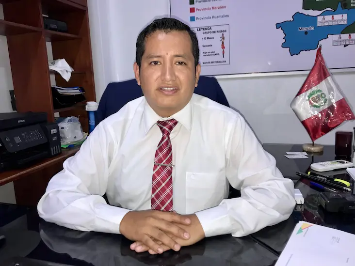 Calderón exhortó a la población a que no se automedique. (Foto: Inforegión).