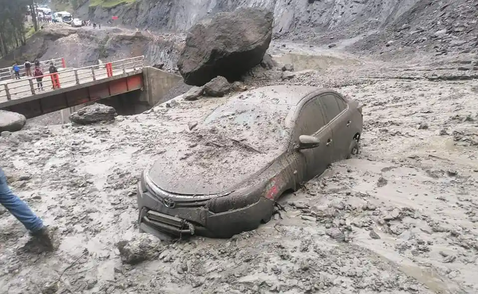 Huánuco: Tránsito restringido en tramo de vía La Unión- Tingo Chico por lluvias
