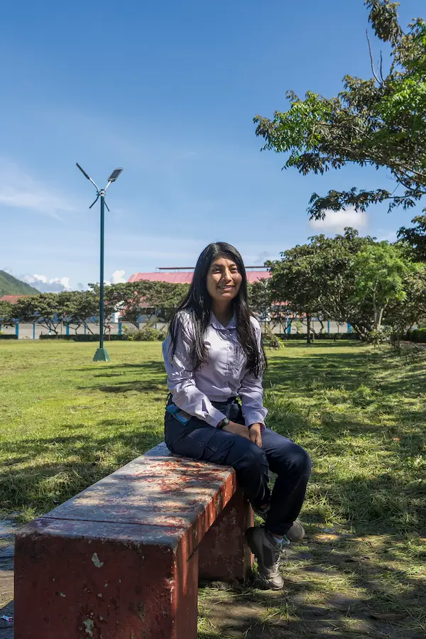 La joven estudia una maestría en Geología en California, Estados Unidos. (Foto: Joaquín Boluarte/Inforegión).