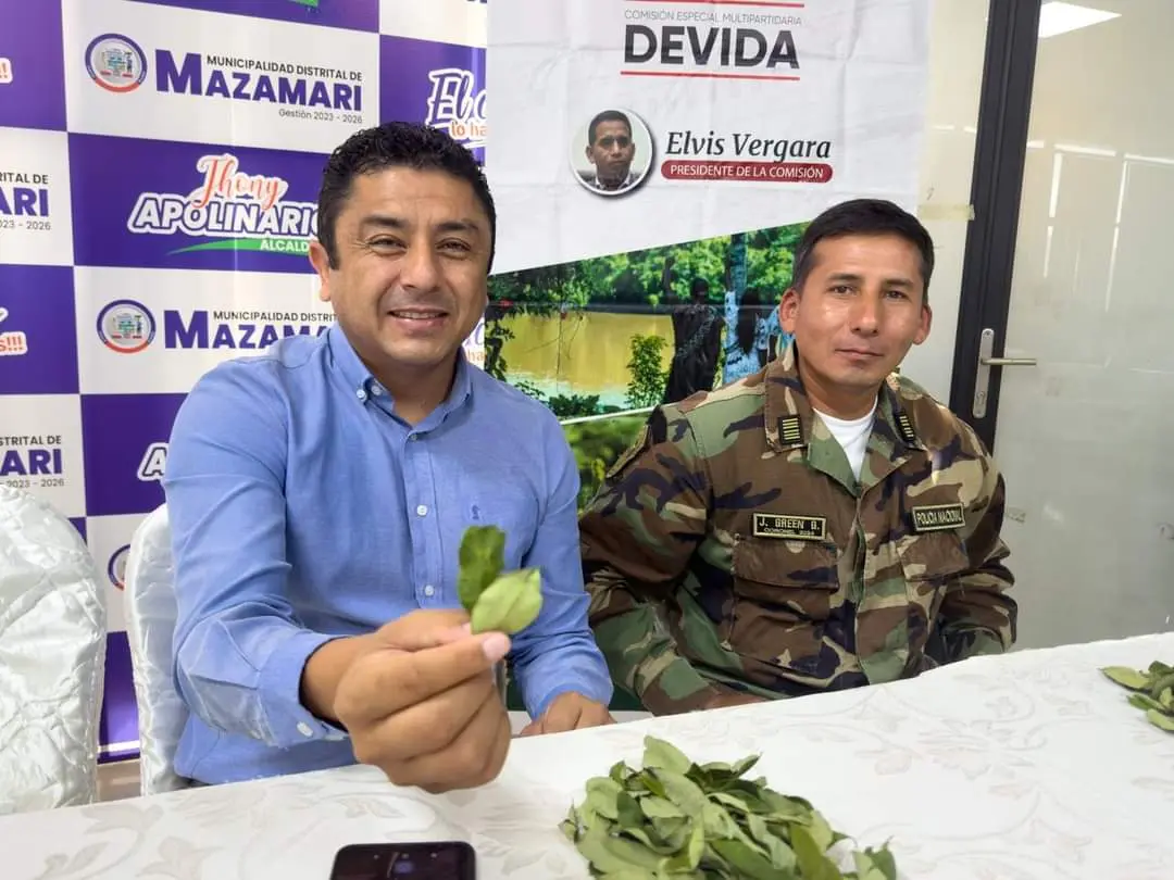 Presentan avances de política contra las drogas en Mazamari