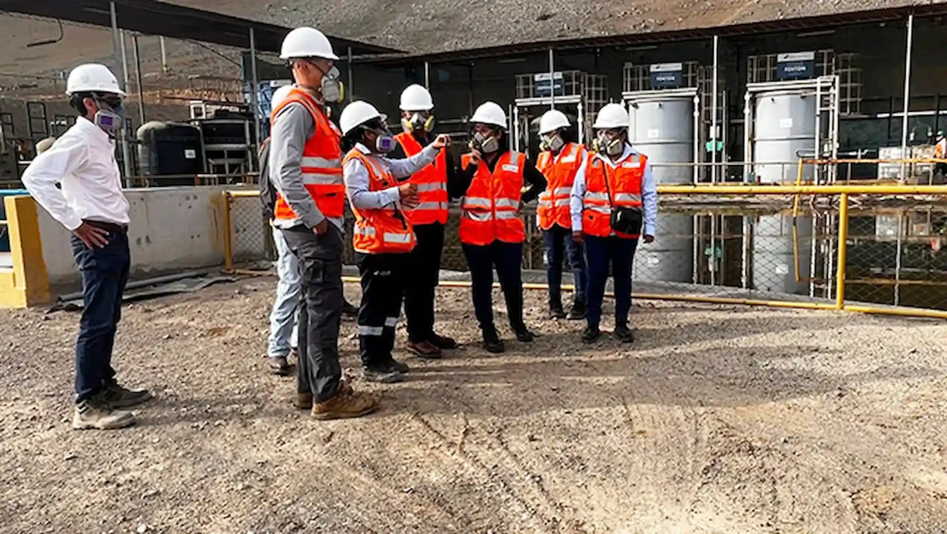 Ministerio del Interior y INL de la embajada Estadunidense visitan plantas de tratamiento de residuos sólidos.