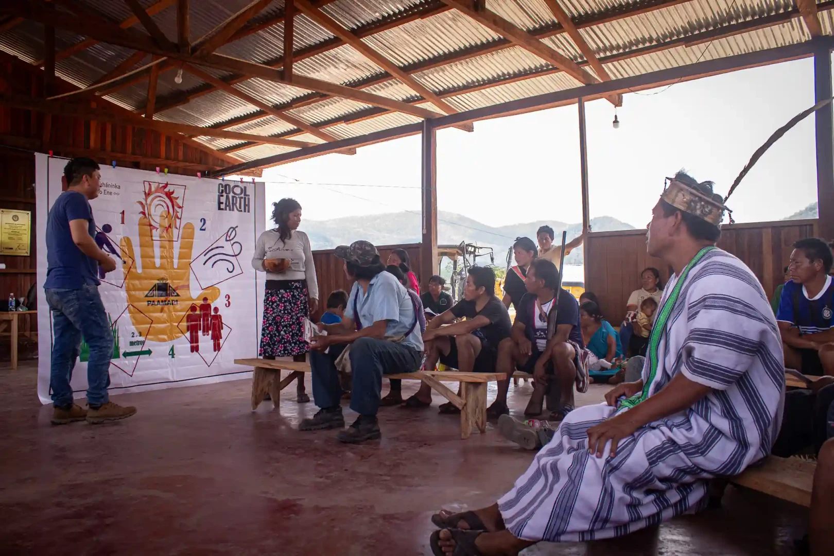 La lucha de las comunidades asháninkas contra los incendios forestales