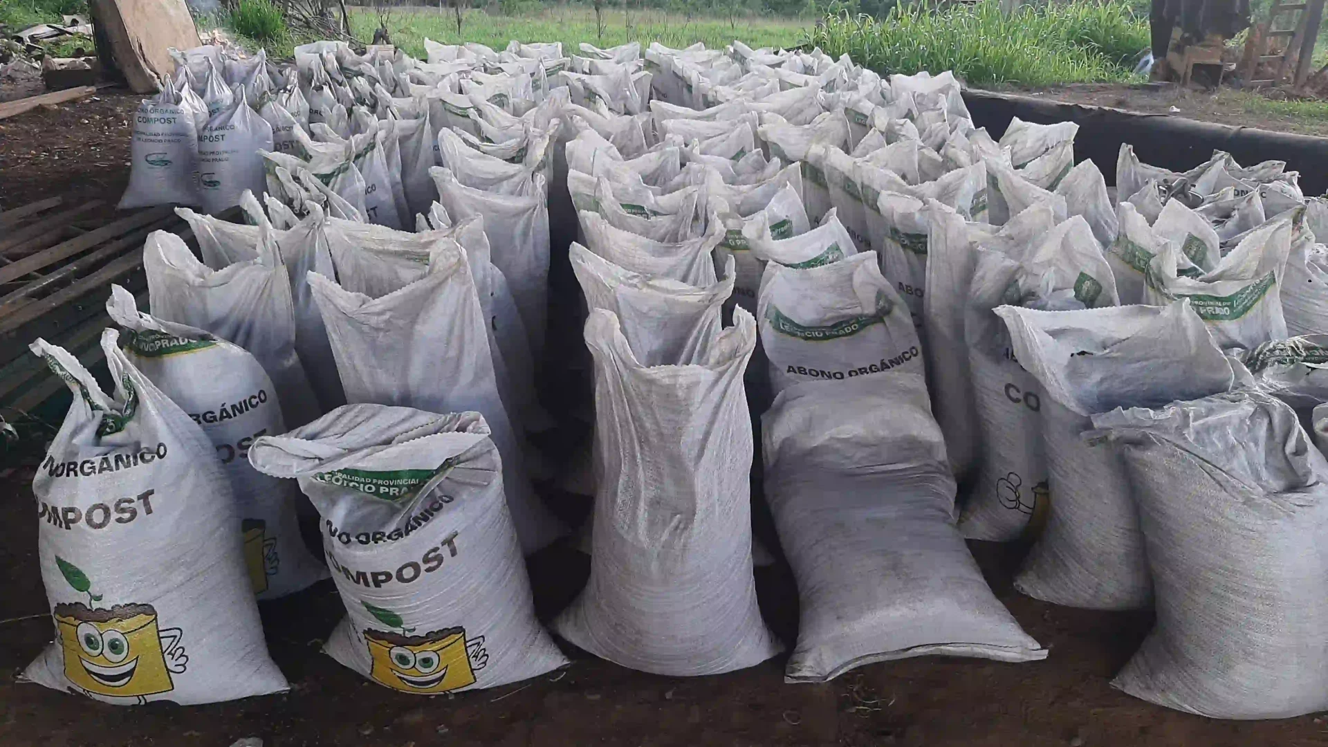 Preparan 150 toneladas de abono orgánico para agricultores de Leoncio Prado