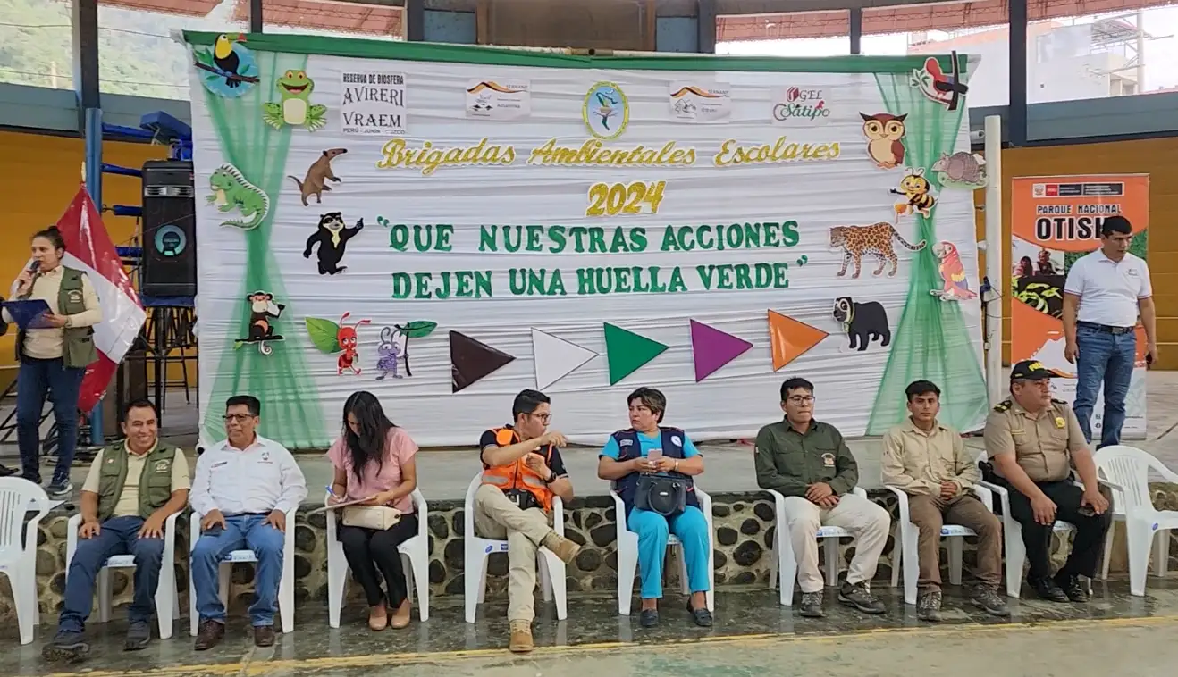 Satipo: Juramentan nuevas brigadas ambientales escolares