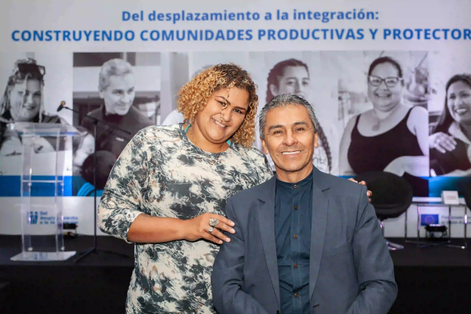 migrantes. Loinkiumbar participó en el proyecto "Del desplazamiento a la integración: Construyendo comunidades productivas y protectoras" del Idehpucp, (Foto: Idehpucp)